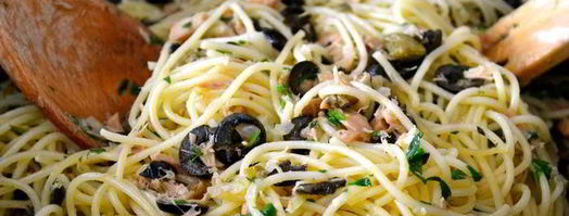 спагетти с тунцом. Шаг 10