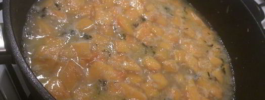 спагетти с тыквенным соусом. Шаг 4