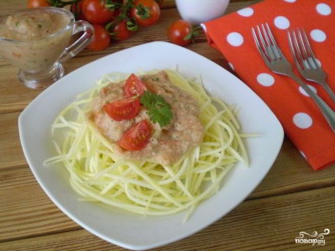 Рецепт сыроедческой пасты