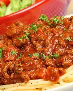 Традиционные спагетти болоньезе