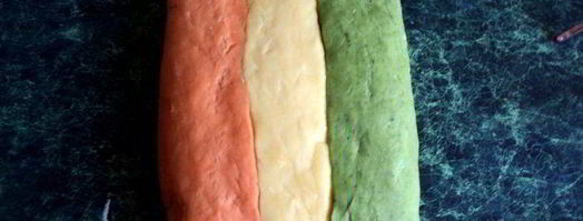 цветная паста триколор. Шаг 6