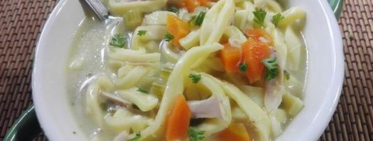 тушеная лапша с курицей. Шаг 11