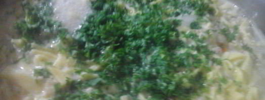 тушеная лапша с курицей. Шаг 10