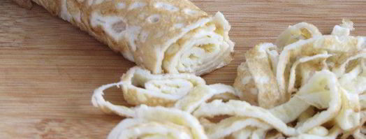 японская лапша с овощами и омлетом. Шаг 2