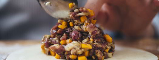 манты с тыквой. Шаг 11