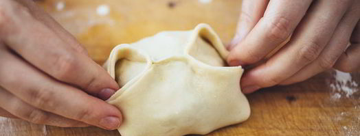 манты с тыквой. Шаг 12