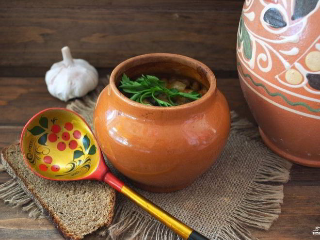 Рецепт чанахов с фасолью и грибами