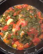 Чанахи с соусом сациви