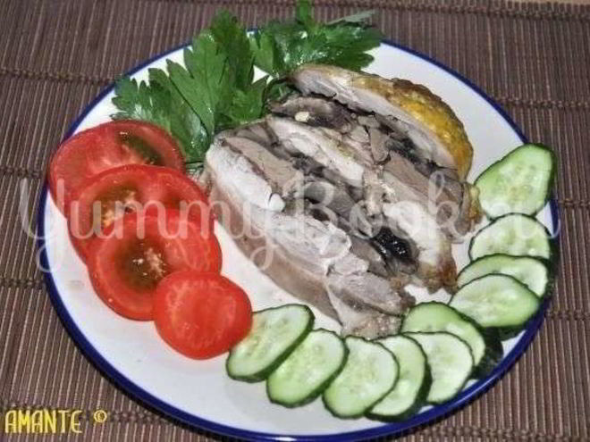 Рецепт фаршированных окорочка