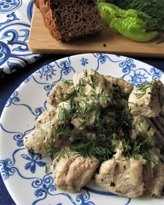 Филе индейки тушеное