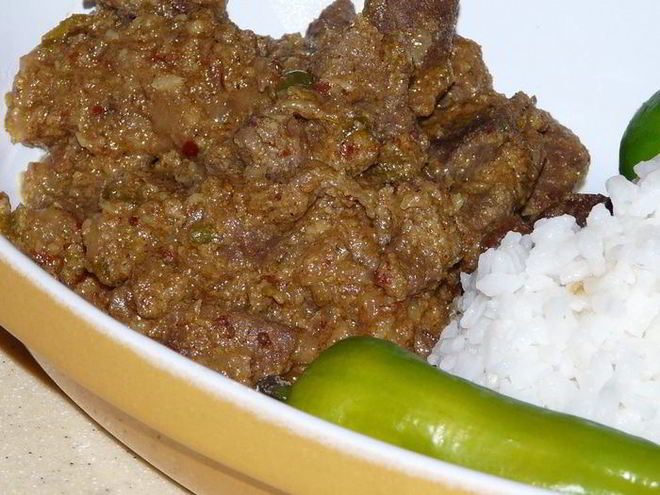 Рецепт говядины в карри из кокоса