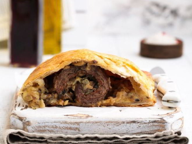 Рецепт говядины в хрустящем тесте