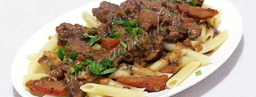 говядина в сливочном соусе. Шаг 13