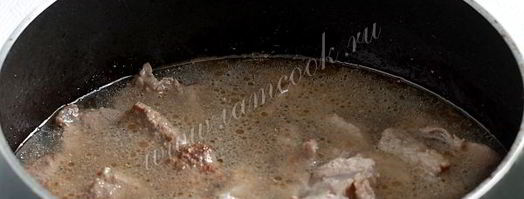 говядина в сливочном соусе. Шаг 7