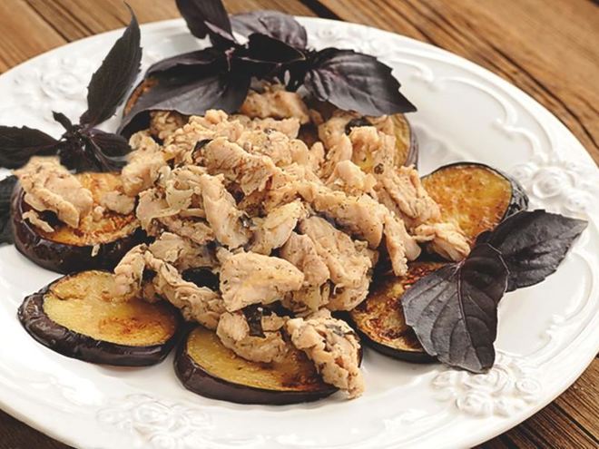 Рецепт индейки с баклажанами