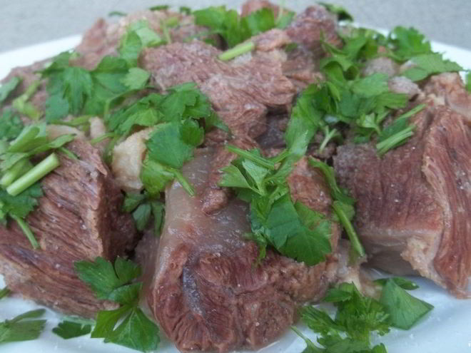 Рецепт хашламы из говядины