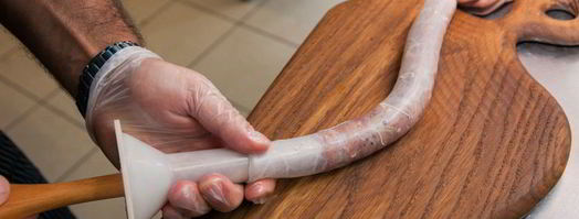 колбаски из курицы и индейки. Шаг 9