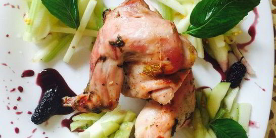 Кролик-гриль в духовке