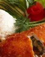 Куриная грудка, фаршированная грибами