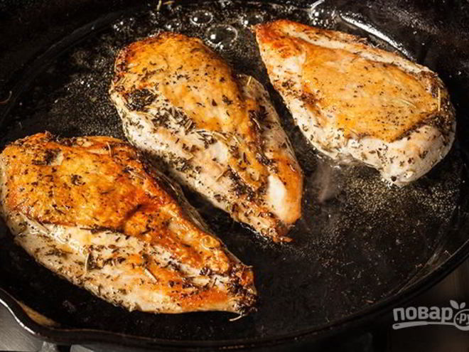 Рецепт куриной грудки на второе