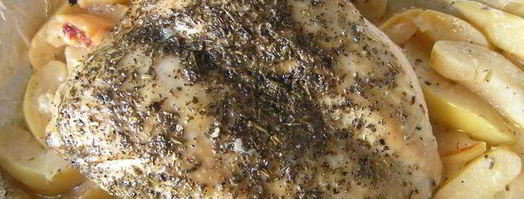 куриная грудка с айвой и прованскими травами. Шаг 4