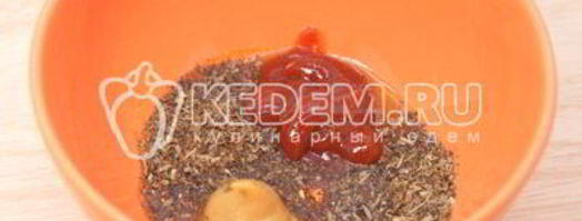 куриное филе с картофельными ломтиками. Шаг 3