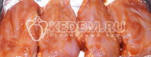 куриное филе с картофельными ломтиками. Шаг 5