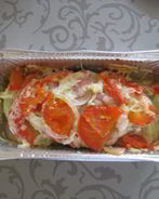 Куриное филе с молодым картофелем и беконом