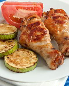 Куриные голени в имбирном маринаде