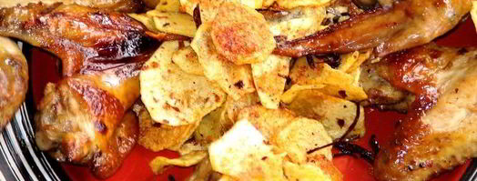 куриные крылышки по-шанхайски и острая картошка. Шаг 7