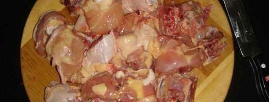 курица на большом блюде. Шаг 14