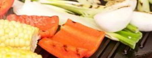 курица на гриле с овощами и соусом барбекю. Шаг 9