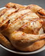 Курица на решетке гриль