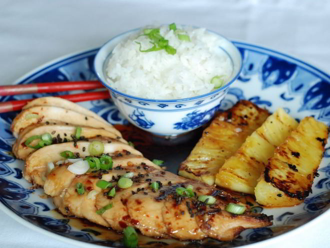 Рецепт курицы по-филиппински с ананасами