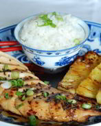 Курица по-филиппински с ананасами