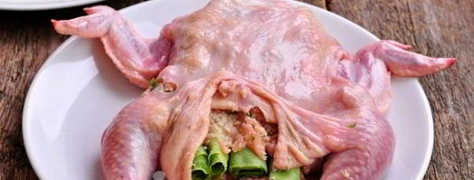 курица по-царски, фаршированная блинами. Шаг 14