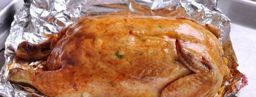 курица по-царски, фаршированная блинами. Шаг 20