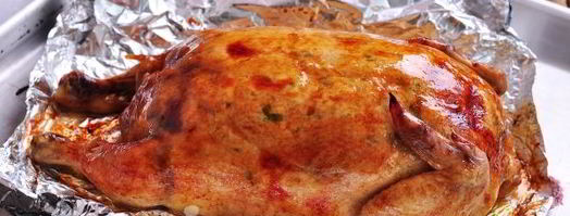 курица по-царски, фаршированная блинами. Шаг 21