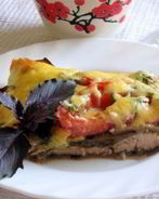 Курица с баклажанами в духовке