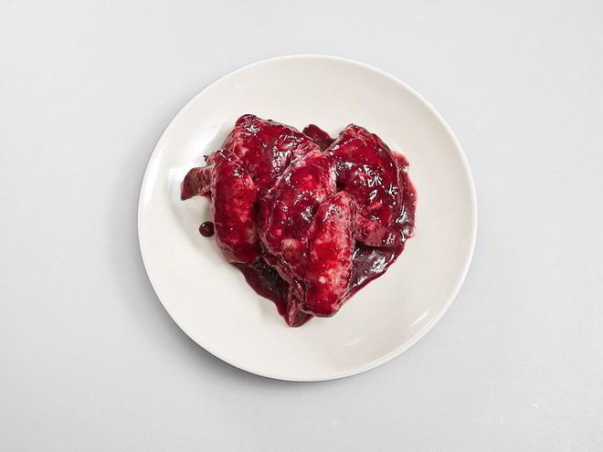 Рецепт курицы с ежевикой