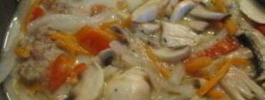 курица с овощами в казане. Шаг 3