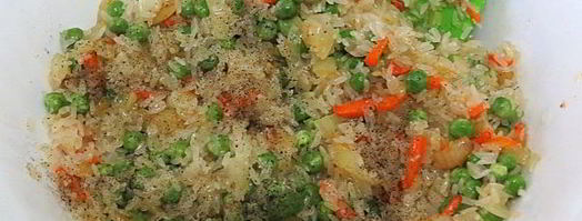 курица с рисом и зеленым горошком. Шаг 6