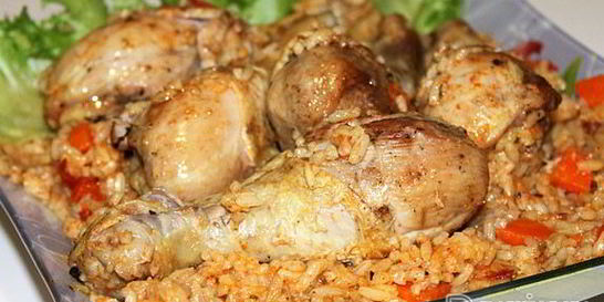 Курица с рисом по-испански