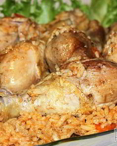 Курица с рисом по-испански