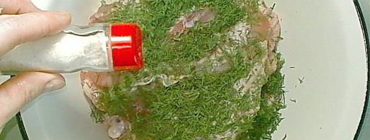 курица со свежей капустой в духовке. Шаг 5