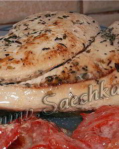 Курица в белом вине