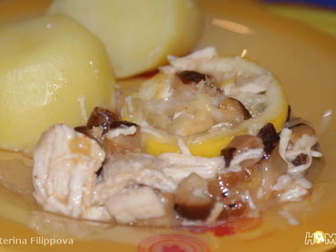 Рецепт курицы в лимонном соусе