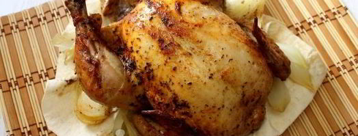 курица запеченная в пакете. Шаг 10