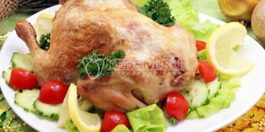 Курочка запеченная с лимоном