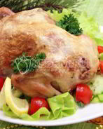 Курочка запеченная с лимоном